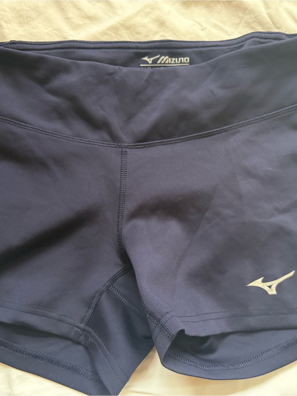 Mizuno Women's Dark Navy Athletic Bike Shorts